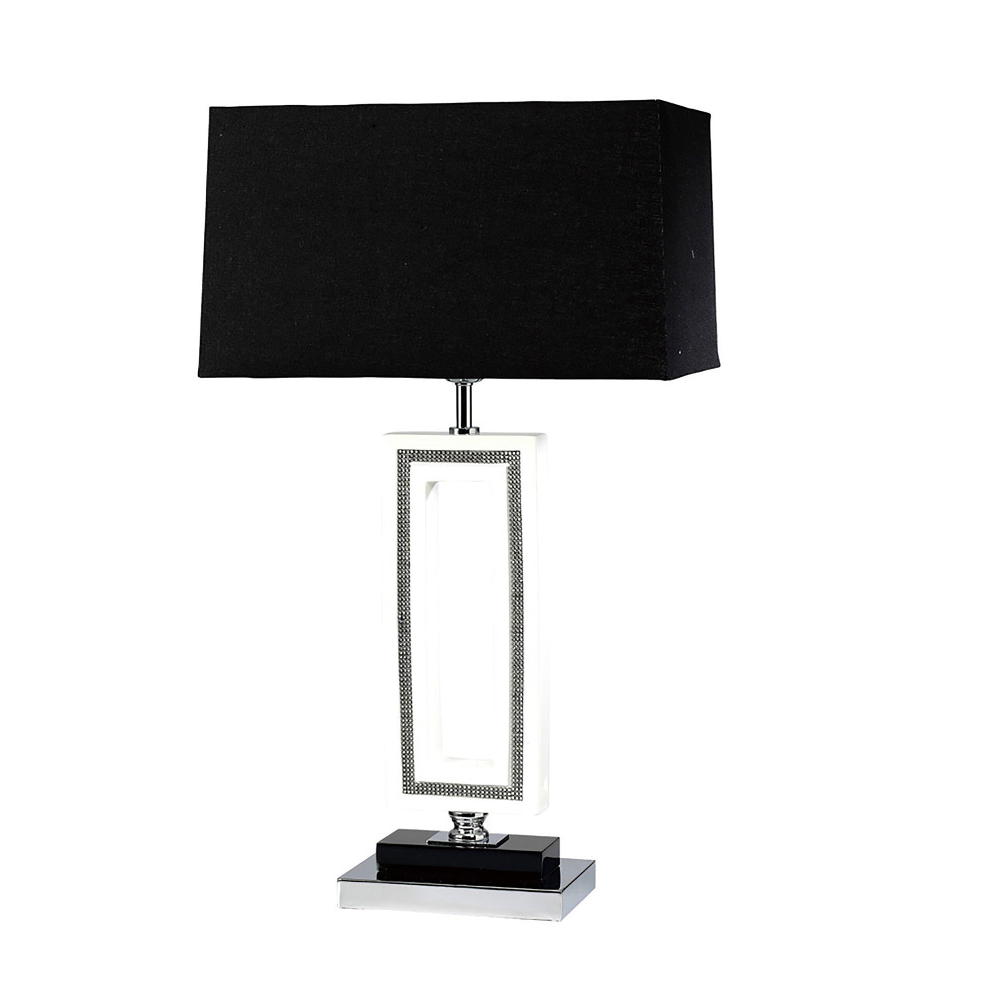 IL70340  Linea Table Lamp Square 1 Light